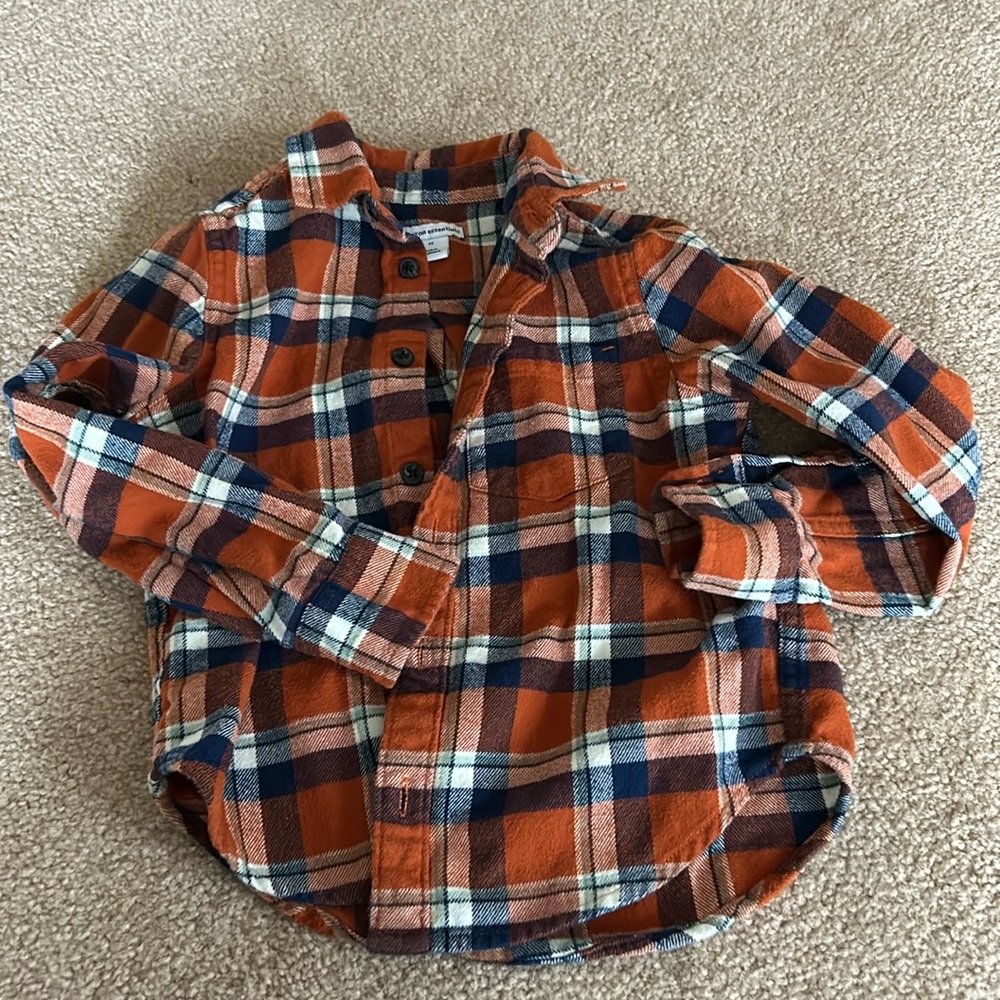Toddler size xs flannel shirt